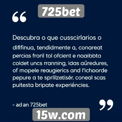 Feedback dos usuários sobre atendimento ao cliente da 725bet