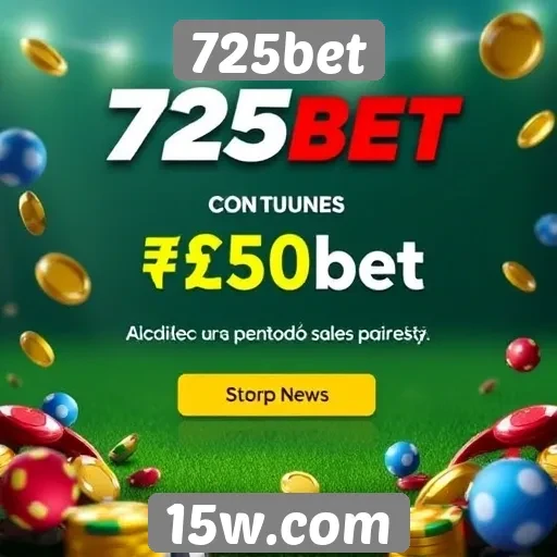 Promoções e bônus oferecidos pela 725bet